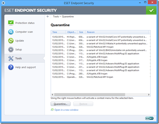 ESET Endpoint Security 13feb15